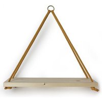 GARY MASH Wandregal Triangle mit Baumwollkordel GARY MASH Wandregal Triangle mit Baumwollkordel