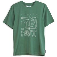 GARY MASH Shirt Create groß aus Biobaumwolle