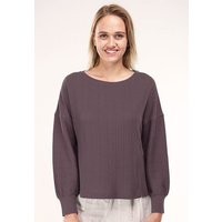 Alma & Lovis Shirt im Sweatstil aus feinem Rippen-Jersey | Rib Blouse