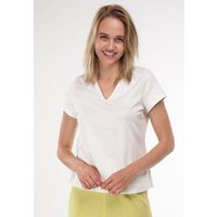 Alma & Lovis Kurzarmshirt im Blusen-Style aus Bio-Baumwolle | Short Blouse