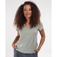 Alma & Lovis Kurzarmshirt im Blusen-Style aus Bio-Baumwolle | Short Blouse