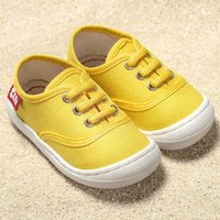 Pololo leichter Sommersneaker "Pepe" aus Baumwolle (Bio kbA), Größen 20-27
