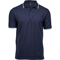 TeeJays Herren Men Stretch Polo Shirt Kurzarm Zweifarbig