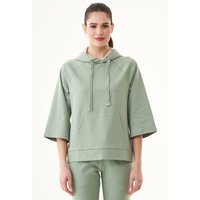 ORGANICATION 3/4 Arm Kapuzenpullover aus Bio-Baumwolle