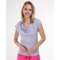 Alma & Lovis Shirt mit Wasserfall-Ausschnitt, aus Bio-Baumwolle | Short Cascade
