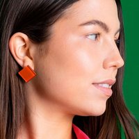 ALEXASCHA Auffällige Statement Ohrclips aus Glas | PUREFORM