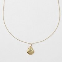 BELLYBIRD Jewellery Kinderkette - kleine Muschel, Anhänger/ Silber/ Silber vergoldet