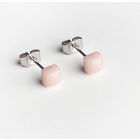 ALEXASCHA Winzige Ohrstecker aus recyceltem Glas | 4mm