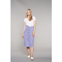 Feuervogl fv-Sin:ga | Midi Skirt | Pure Linen