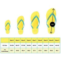 WAVES Flip Flops - Zehentrenner 100 % Naturkautschuk