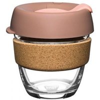 KeepCup BREW CORK - Coffee to go Becher aus Glas mit Korkband - 227ml (S)