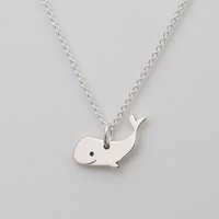 BELLYBIRD Jewellery Kinderkette - kleiner Wal, Anhänger/ Silber/ Silber vergoldet
