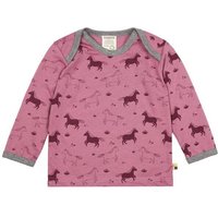loud + proud Babys & Kinder Langarm Oberteil Pony Weide, GOTS-zertifiziert