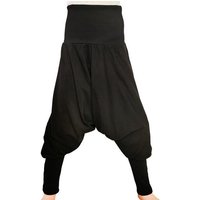 liebewicht Weite Hose Yogahose Pumphose für Kinder grün schwarz Gr.122-164