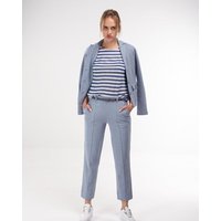 Alma & Lovis Karo-Hose in leichter Jersey-Jacquard-Qualität | Karo Pants