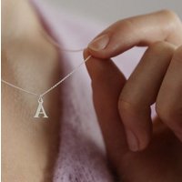 BELLYBIRD Jewellery Halskette - kleiner Buchstabe, Kinder/ Erwachsene, aus Silber/ Silber vergoldet