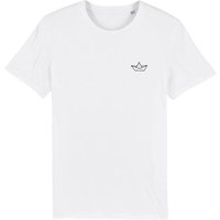 Spangeltangel T-Shirt "Papierboot", Männershirt, Herrenshirt, bedruckt, Biobaumwolle, Unisex
