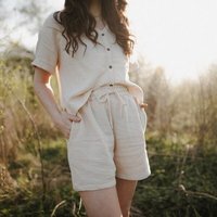 NORDLICHT Musselin Shorts aus 100% Bio-Baumwolle LEJA