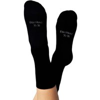 FellHerz Kuschel-Socken mit Bio-Baumwolle schwarz