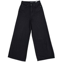 Lovjoi Wide Cropped BARLERIA overdyed black