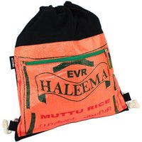 GOOPSI Turnbeutel aus handgewebter Baumwolle, upcyling Rucksack, Festivalrucksack - Fairtrade