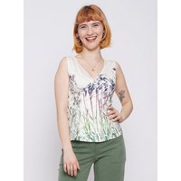 Peaces.bio - handbedruckte Biomode Top Mystic Iris