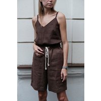 gust. Damen Leinenshorts - Linen loose shorts - 100% Bio-Leinen