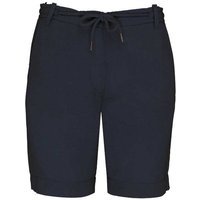 YTWOO Damen Bermuda-Shorts Straight Fit aus nachhaltigen Lyocellfasern und Leinen