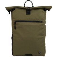 FUCHS & REBELL PIET Rolltop Rucksack – Stylisch & praktisch mit Rücken-Zipper