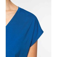 YTWOO Oversized Damen T-Shirt aus Bio-Baumwolle, V-Ausschnitt