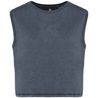 YTWOO Ärmelloses Damen-Crop-T-Shirt aus Bio-Baumwolle