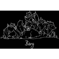 GARY MASH T-Shirt Bärg aus Biobaumwolle