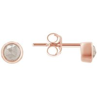 Eppi Minimalistische Ohrstecker mit Salt and Pepper Diamanten in Bezelfassung Tofine