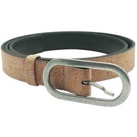 Kork-Deko Gürtel aus Kork | vegan | beige - Größen 85 - 100