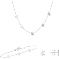 Eppi Silbernes Schmuck-Set mit Anhängern Der kleine Prinz