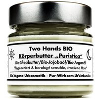 Two Hands BIO KörperBalsam „Puristica“ mit Bio-Argan & Bio-Amaranth - für Gesicht & Körper - Bio Vegan