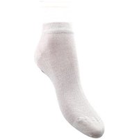Bruno Barella Sneaker Socken aus Bambuscellulose gewonnene Viskosefaser in weiß