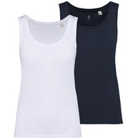 YTWOO 2er Pack Damen Tank Top aus 100% Bio-Baumwolle