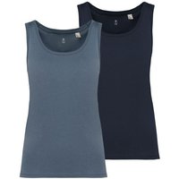 YTWOO 2er Pack Damen Tank Top aus 100% Bio-Baumwolle