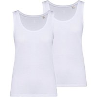 YTWOO 2er Pack Damen Tank Top aus 100% Bio-Baumwolle