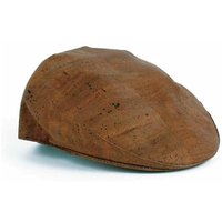 Kork-Deko Schiebermütze aus Korkstoff - beige oder braun - Kork Mütze, Korkhut