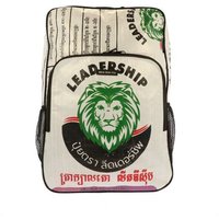 MoreThanHip Laptop-Rucksack 15,6 Zoll aus recycelten Zement- oder Fischfuttersäcken - Trong