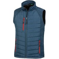 Result Genuine Recycled Herren Weste Steppweste Atmungsaktiv Wasserabweisend Bodywarmer bis Größe 4XL Wattiert Padded Übergangsweste