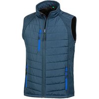 Result Genuine Recycled Herren Weste Steppweste Atmungsaktiv Wasserabweisend Bodywarmer bis Größe 4XL Wattiert Padded Übergangsweste