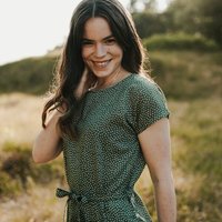 NORDLICHT Damen Kleid ELIN mit Punkten aus 100% Ecovero