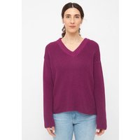 Givn Berlin Damen Strickpullover mit V-Ausschnitt aus Bio-Baumwolle - ELSA