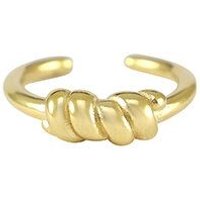 Größenverstellbarer KNOTEN Ring ca. Ø 17 - 19 mm von Elektropulli