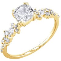 Eppi Verlobungsring mit Moissanit und Lab Grown Diamanten Alys