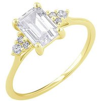 Eppi Verlobungsring mit Moissanit und Lab Grown Diamanten Miha
