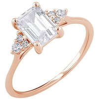 Eppi Verlobungsring mit Moissanit und Lab Grown Diamanten Miha